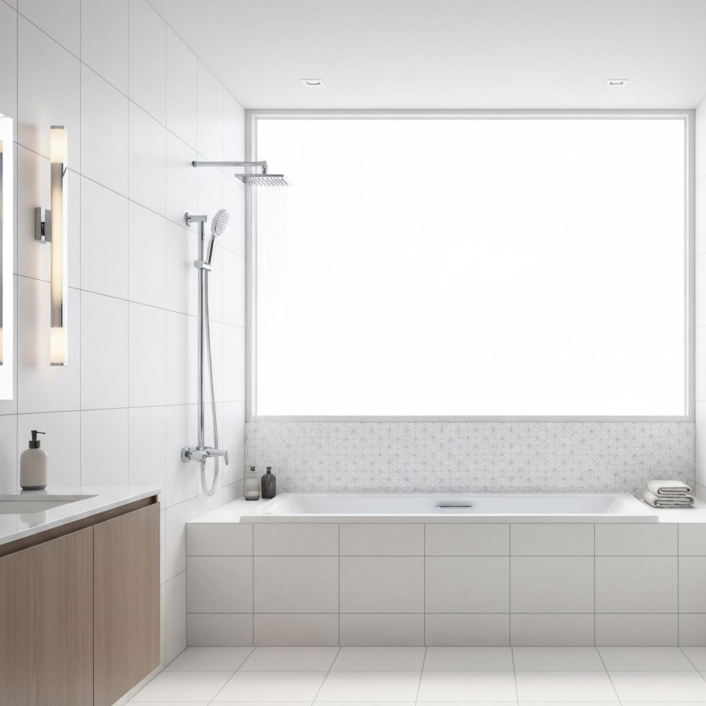 Professional bathroom installation