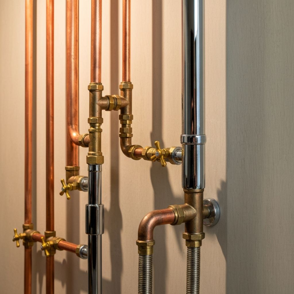 Professional plumbing pipe installations